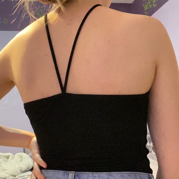 Fashion Nova black halter bodysuit - Picture 2 of 11